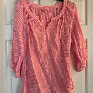 Lilly Pulitzer pink blouse